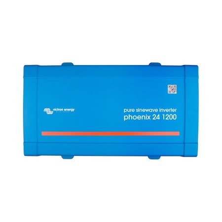 Victron Energy Power Inverter, Pure Sine Wave, 2,200 W Peak, 1,200 W Continuous, 1 Outlets PIN482120500